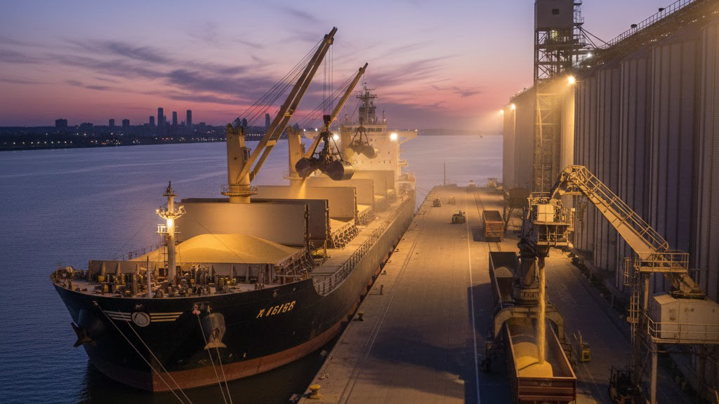 Discharging Image at Port